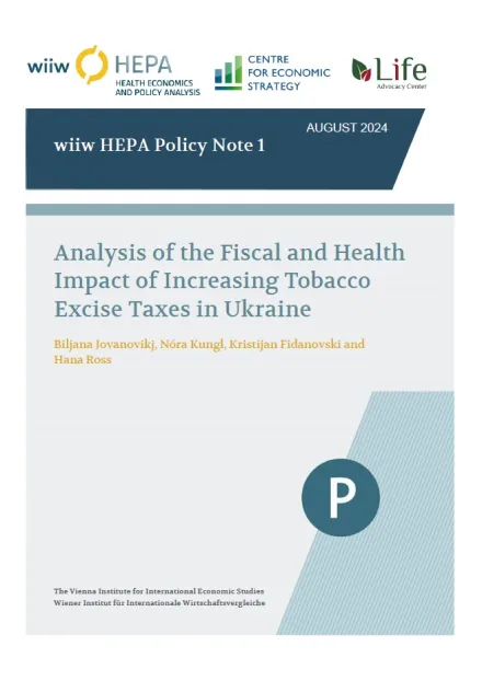 Cover of: Analysis of the Fiscal and Health Impact of Increasing Tobacco Excise Taxes in Ukraine
