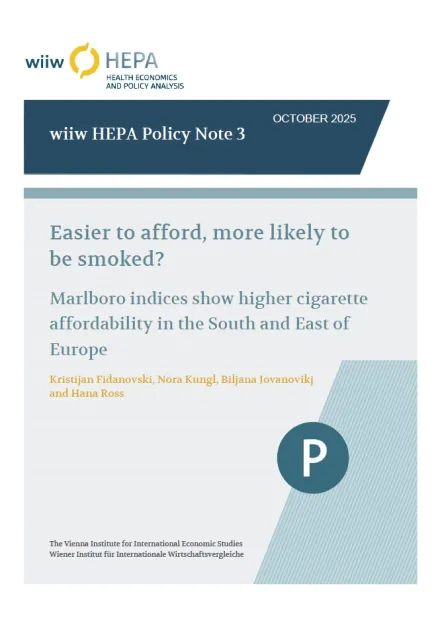 Cover of: Easier to afford, more likely to be smoked? Marlboro indices show higher cigarette affordability in the South and East of Europe