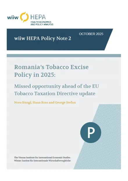 Cover of: Romania’s Tobacco Excise Policy in 2025: Missed opportunity ahead of the EU Tobacco Taxation Directive update