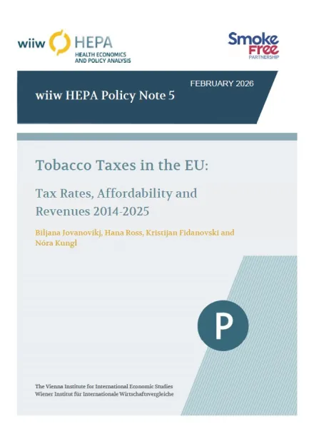 Cover of: Tobacco Taxes in the EU: Tax Rates, Affordability and Revenues 2014-2025