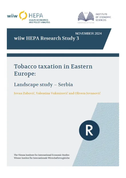 Cover of: Tobacco taxation in Eastern Europe: Landscape study – Serbia